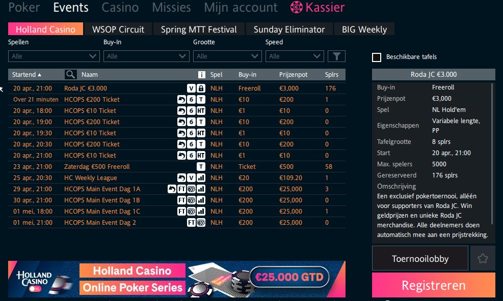 Holland Casino Software