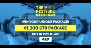 Kwalificeren voor The Festival Bratislava deze donderdag van start op Unibet